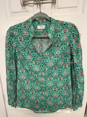 UNTUCKit Green Floral Button-Down Shirt
